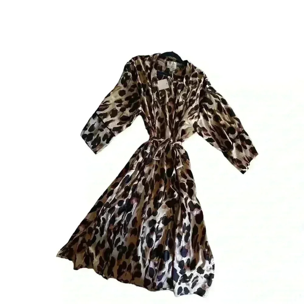 Hayden large Leopard/cheetah kimono.NWT Pajama Chic style! Wear out or at home!